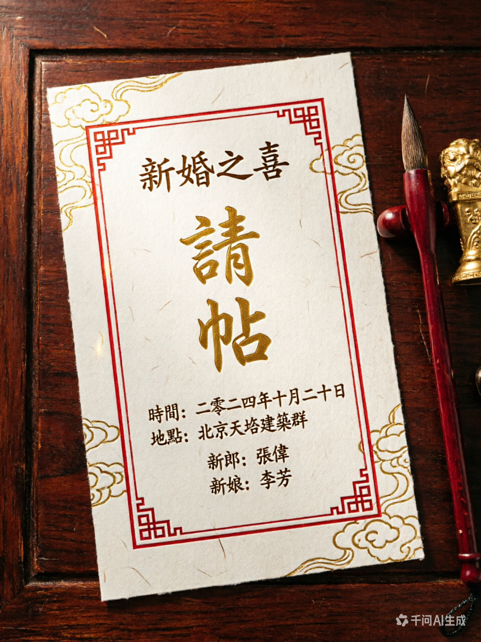 請帖